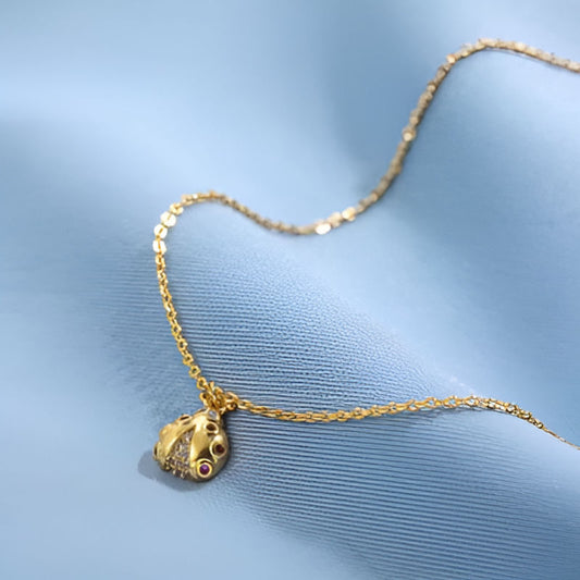 Elegant Animals Ladybug Necklace