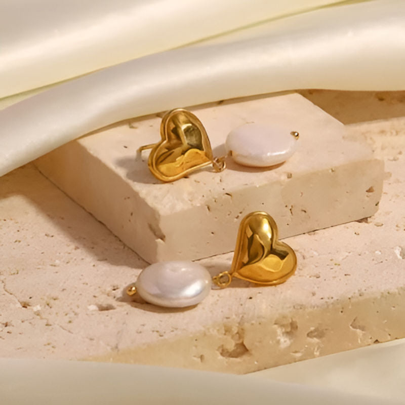 Elegant Exquisite Pearl Pendant Earrings