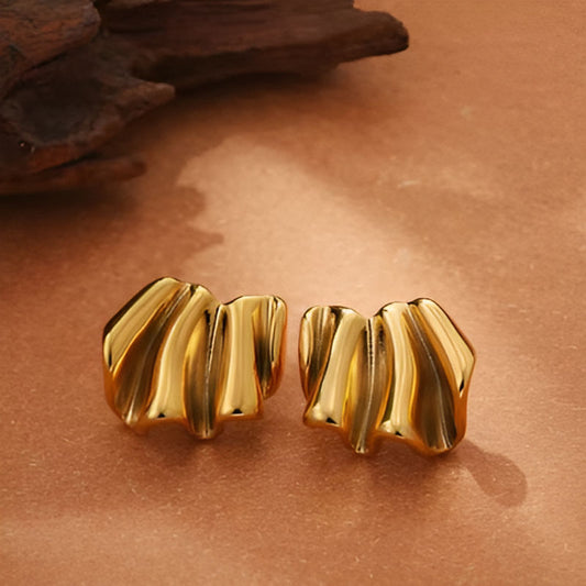 Gold Stud Earrings