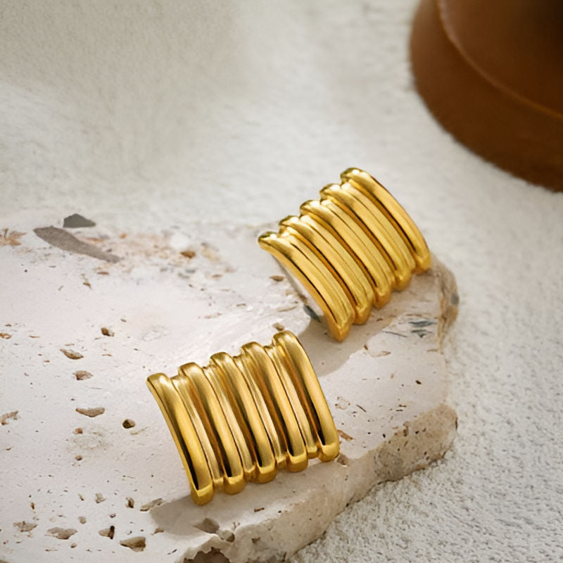 Vintage Plated Waterproof Earrings