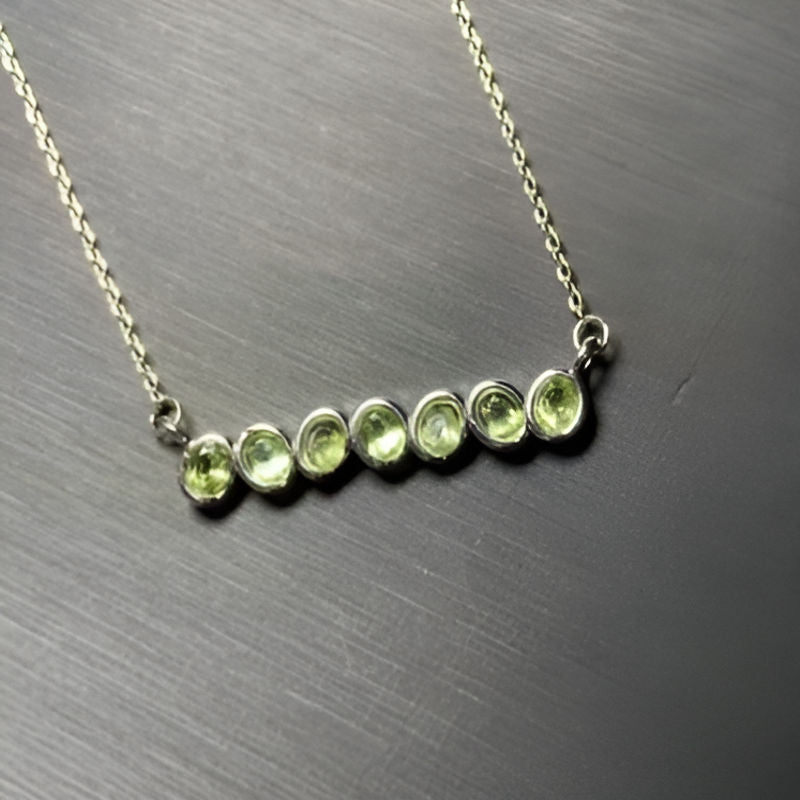 Vintage Peridot Pendant Necklace