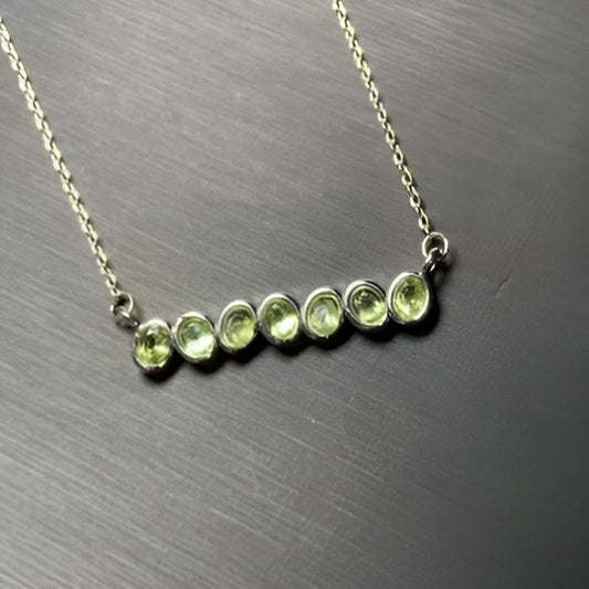 Vintage Peridot Pendant Necklace