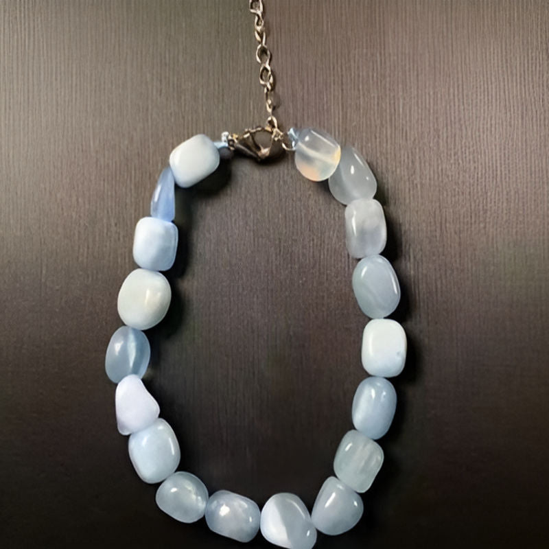 Vintage Aquamarine Energy Healing Bracelet