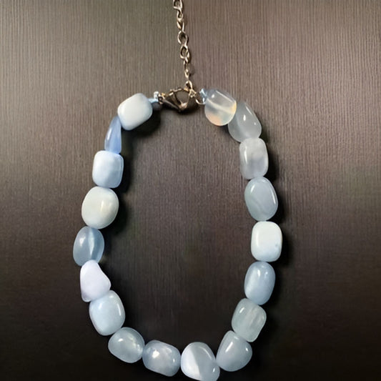 Vintage Aquamarine Energy Healing Bracelet