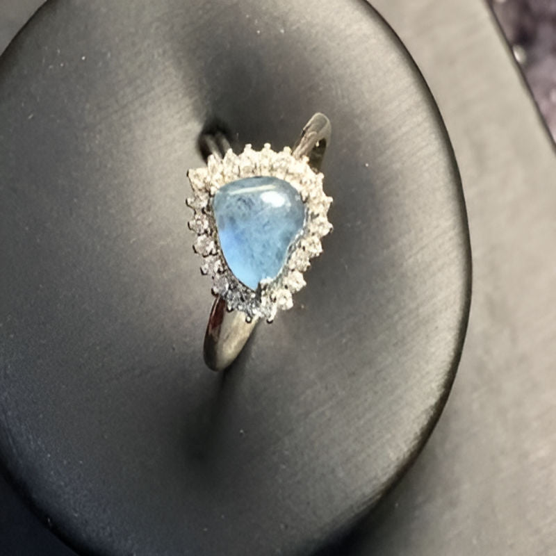 Vintage Natural Aquamarine Ring
