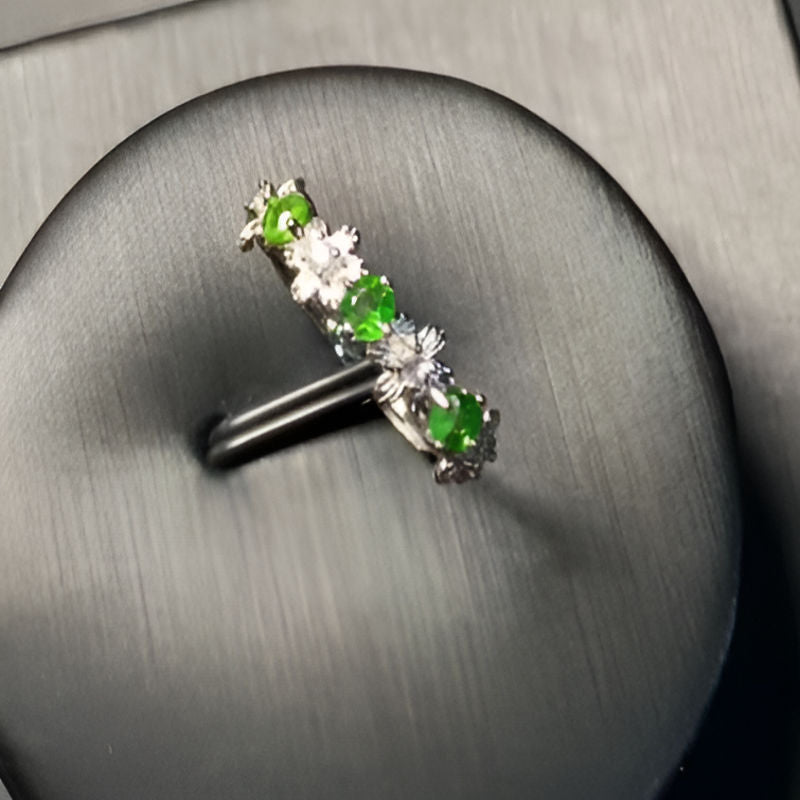 Vintage Natural Diopside Ring