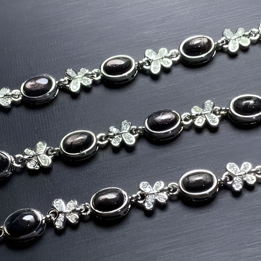 Vintage Hypersthene Energy Healing Bracelet