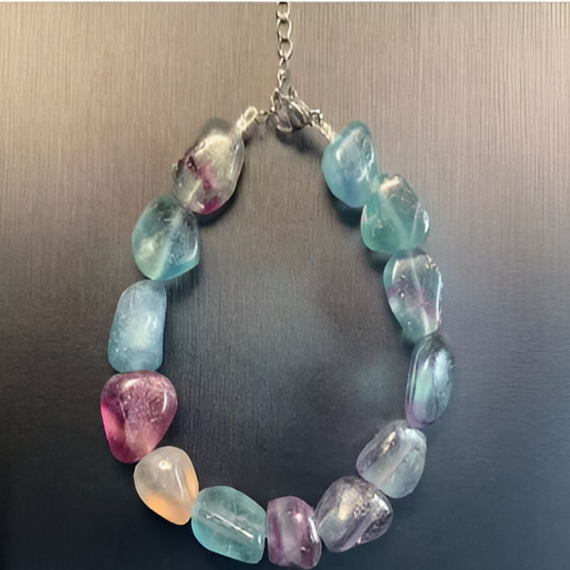 Vintage Natural Fluorite Bracelet