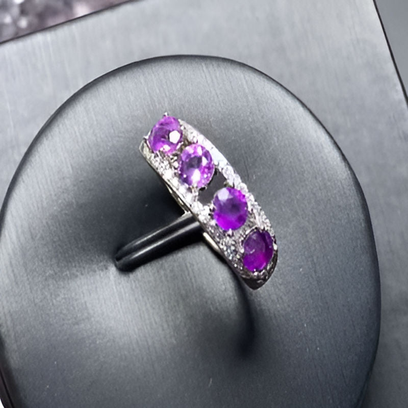 Vintage Natural Amethyst Ring