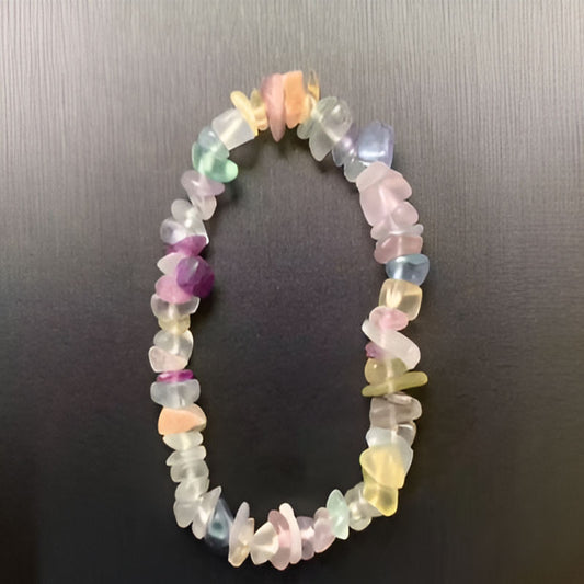 Vintage Natural Fluorite Bracelet