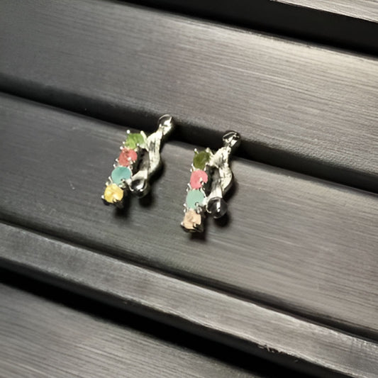 Vintage Tourmaline Stud Earrings