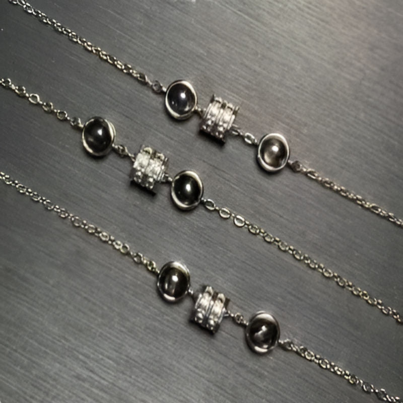 Vintage Natural Hypersthene Bracelet