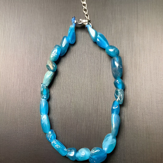 Vintage Blue Apatite Bracelet