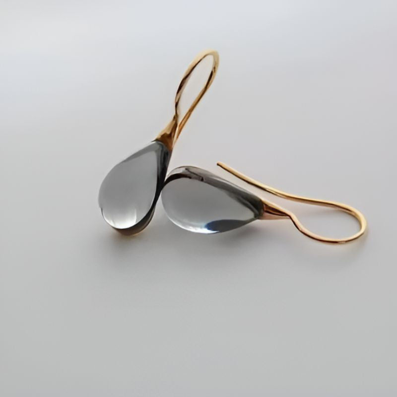 Vintage Transparent Stone Earrings