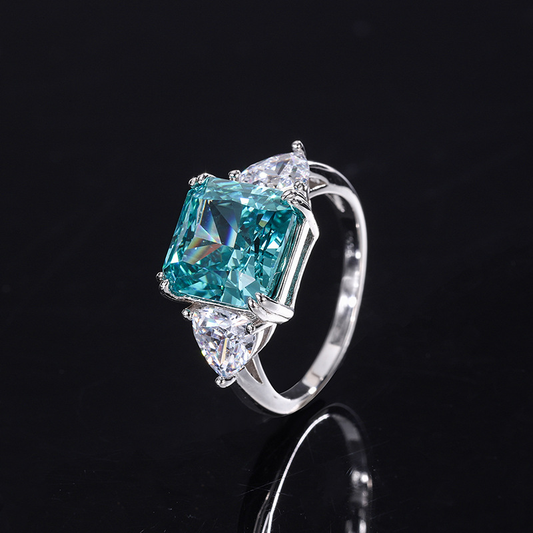 Vintage Turquoise Crystal Ring