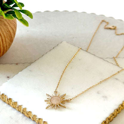 Chiara Dainty Sun Necklace